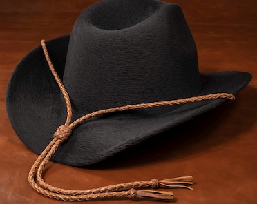 Braided Leather Cowboy Hat Stampede String: Western Chin  display picture 1