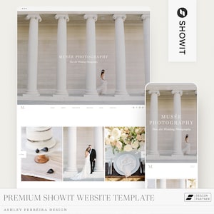 Premium Showit Website Template, Showit Template for Photographers, Showit Template for Wedding Planners, Showit Theme, Photographer Website