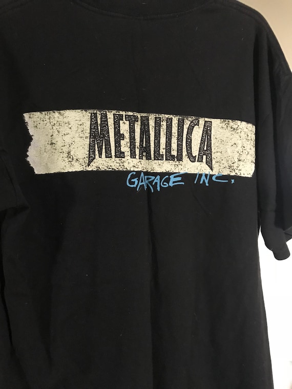 Original Vintage Garage Inc Metallica T Shirt Etsy
