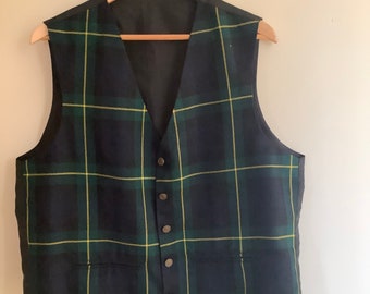 gordon tartan waistcoat