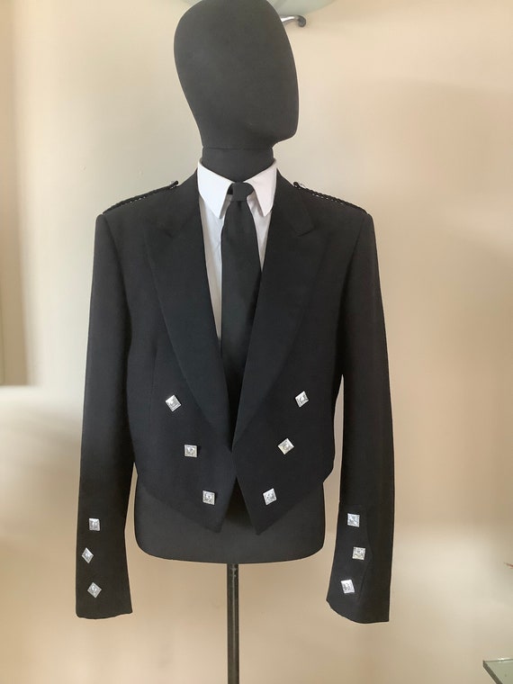 Vintage Mens Kilt Jacket Prince Charlie Style Wool 46 Long - Etsy ...