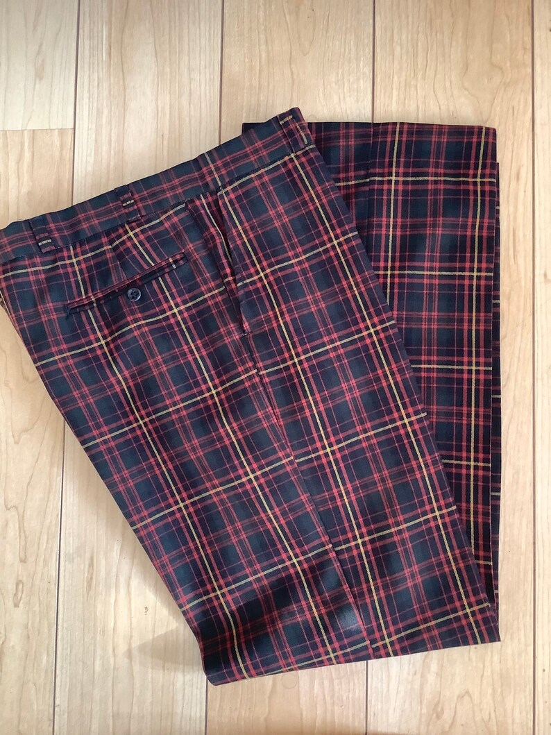 kilt trousers,Cameron of Erracht Tartan Vintage tartan trousers waist 36 x 29