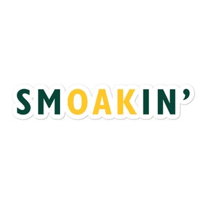 Pegatinas de SmOAKin' (Atléticos de Oakland)