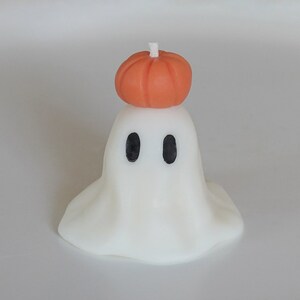 Ghost Candle - Halloween Party Decorative Gift Spooky Room Pumpkin Art Decor Funny Cute Wizard Design Handmade Craft For Mom Her Autumn