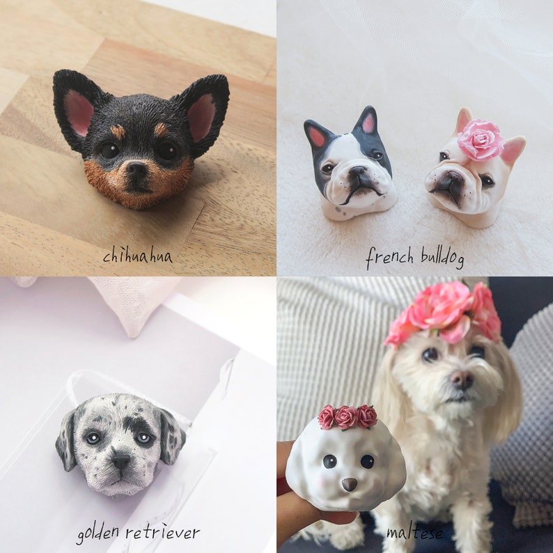 Custom Pet Portraits Car Air Freshener Personalized Gift For Etsy
