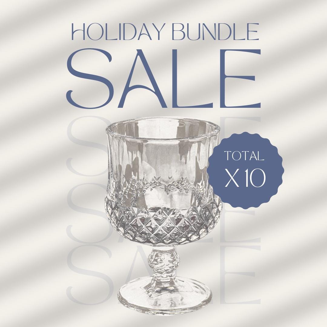 10 X Mini Wine Glasses - Bundle Party Favor, Wine Lover Gift for Her ...