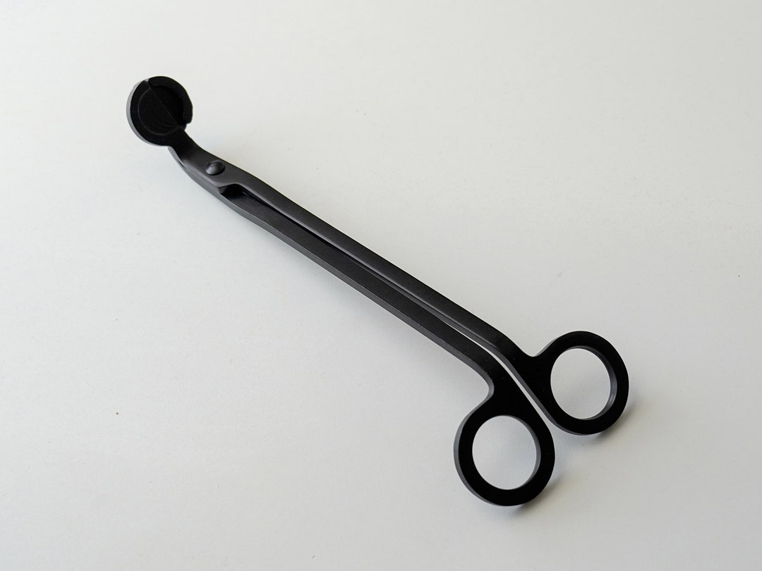 ILLUME Black Candle Snuffer and Wick Trimmer | Crate & Barrel