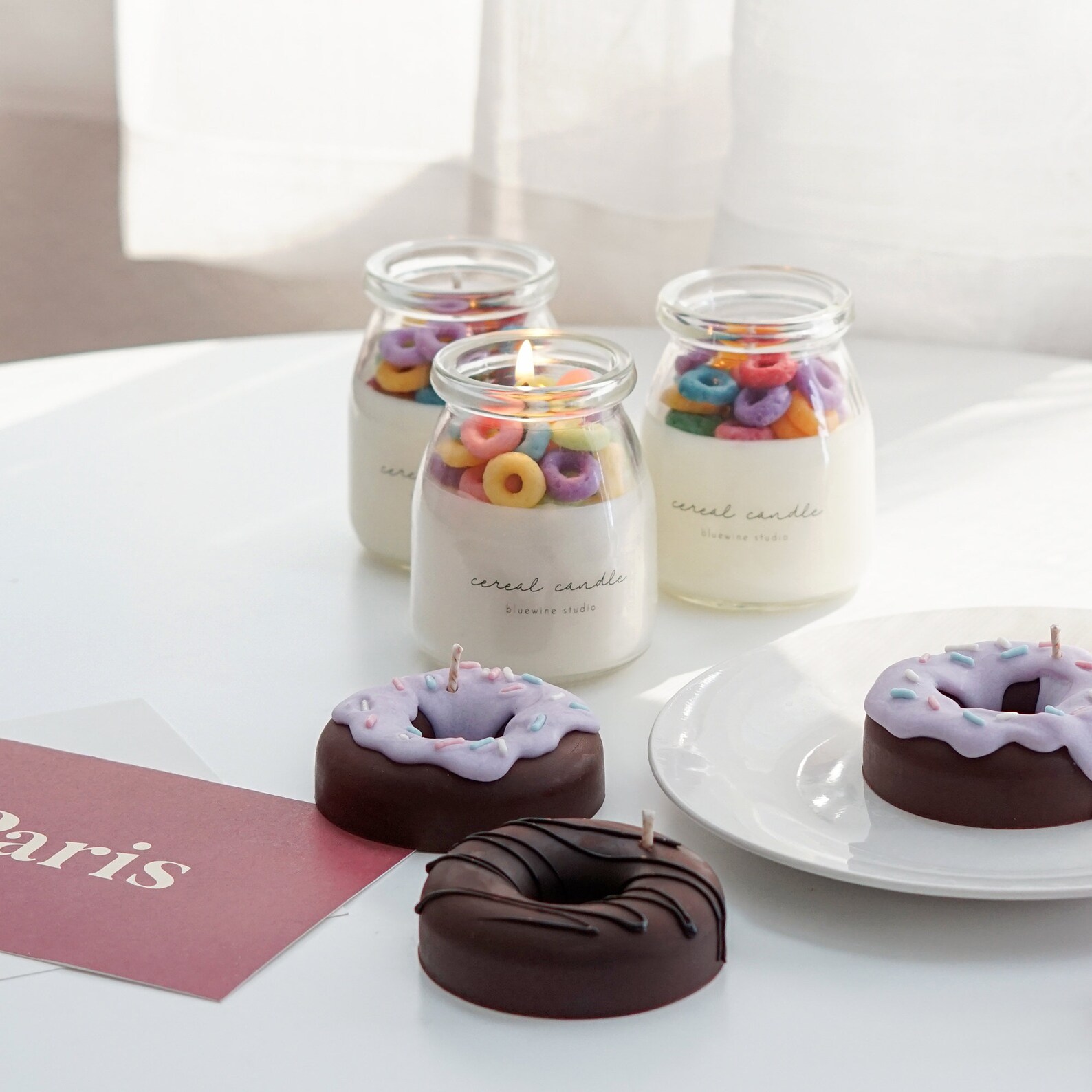 Vela de cereales Fruit Loops Cute Fun Scented Candle Etsy España