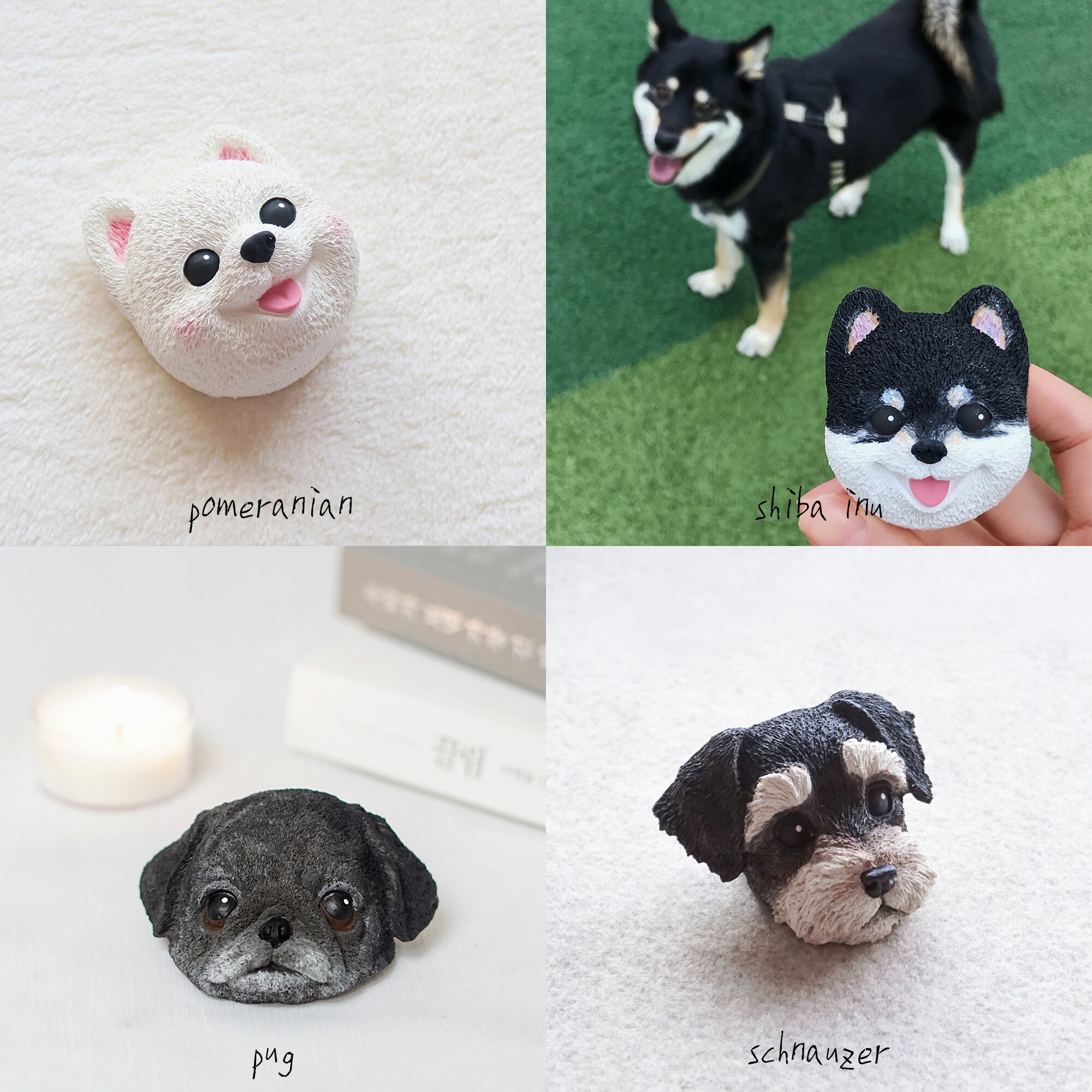 Custom Pet Portraits Car Air Freshener Personalized Gift For Etsy