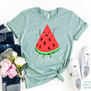 Watermelon shirt, Cute Watermelon, Summer Tshirt, Fruit Tshirt, Graphic Tee, Boho, Funny Watermelon Shirt, Gift for Friends, Ladies top