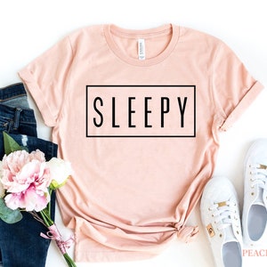 Sleepy T-Shirt, Sleepy Mom Shirt, Mama Needs a Nap, Tired Mom, I'm Too Lazy, Funny Sleeping T Shirt, Inspirational, Gift For Mom, Night Tee