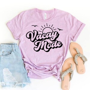 Vacay Mode T-shirt, Family Vacation Shirt, Traveler Gift, Summer Vacation Tee, Camping Top, Adventure Shirt, Road Trip Tshirt, Vacation Tee