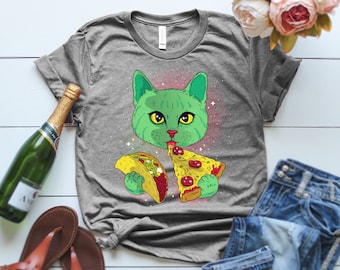 Cat Shirt, Cat Shirts For Women, Cute Cat T-Shirt, Funny Cat Shirt, Tumblr Shirts, Crazy Cat Lady, Cat Lover Gifts, Meow shirt, Kitten Shirt