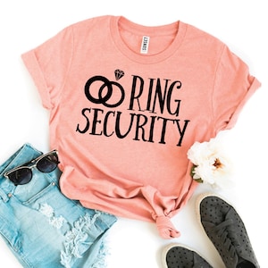Ring Bearer Shirt Ring Security T-Shirt Ring Security Customized Tshirt Boys Wedding T-Shirt Wedding Personalized Shirt Wedding Part