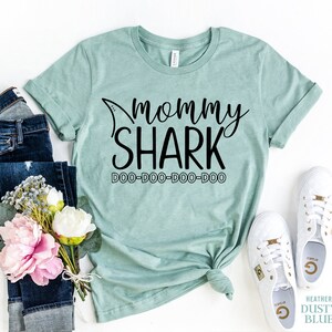 Mommy Shark Shirt, Mom T-Shirt, Mother&#39;s Day Gift, Mom Shirts With Sayings, Cute Mom Tee, doo doo shirt, shark tee, Shark Birthday Party