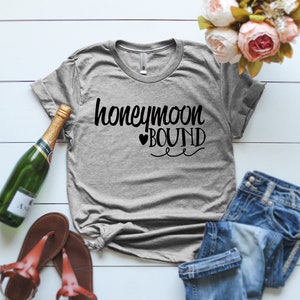 Honeymoon bound shirt Honeymoon T-shirt Honeymoon Shirt honeymoon bound honeymoon gift bridal shower gift Honeymoon Vibes Wifey Shirt