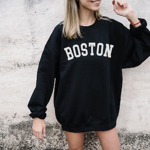 Boston Sweatshirt, Boston University Sweatshirt, Massachusetts Sweatshirt, Boston Sweater, Boston College Sweatshirt, Christmas Gift For Her