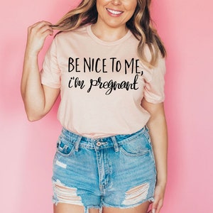 Pregnancy Announcement Pregnancy Announcement to Husband  Pregnant Shirt  Maternity Shirt Baby Shower Gift Pregnancy Reveal Shirt