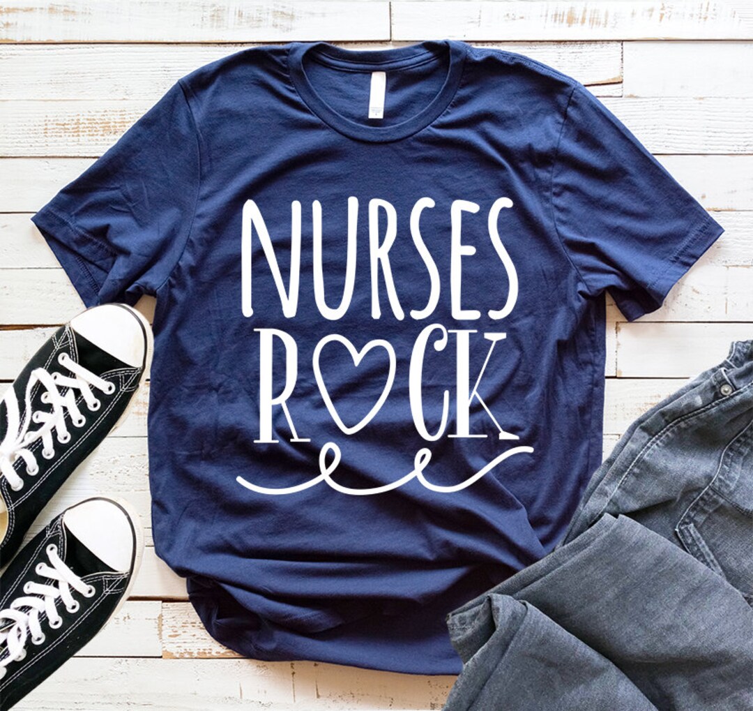 Nurses Rock T-shirt Nursing School Nursing Graduation Nurses Gift ...