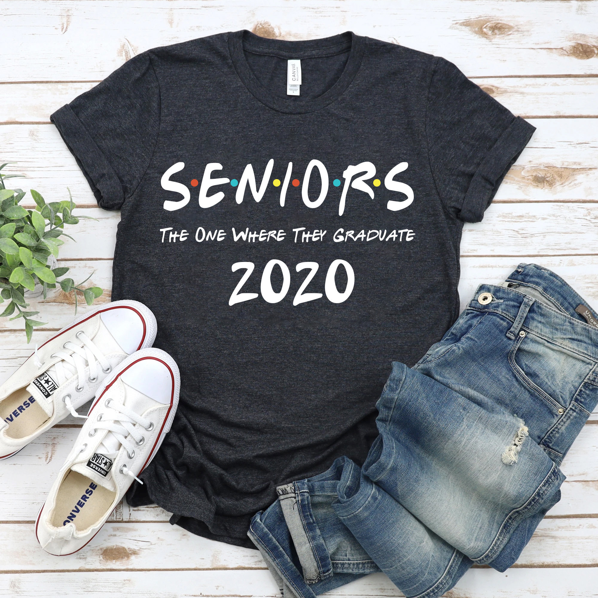 Senior Class Of 2020 The One Where They Graduate T-Shirt Senior Class Of 2020 The One Where They Graduate T-Shirt