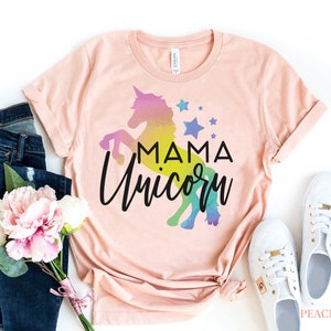 Mama Unicorn Shirt, Mom Unicorn, Mom Unicorn T-Shirt, Unicorn Theme Birthday Party, Mom Birthday Party Outfit, mom shirt, gift for mom