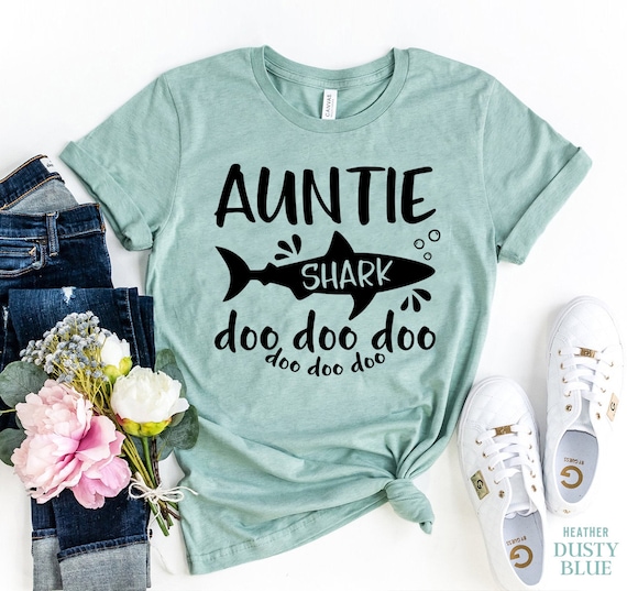 Auntie Shark T-Shirt Doo Doo Doo - Family Gift T-Shirt Auntie Shark T-Shirt Doo Doo Doo - Family Gift T-Shirt