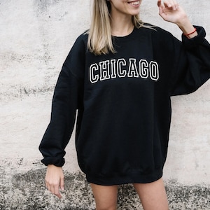 Chicago Sweatshirt, Chicago Game Day  Sweatshirt, Chicago Vacation Pullover, Travel Sweatshirts, Chicago Lover Sweatshirt, Trip Sweatshirt