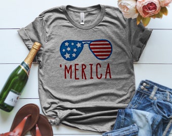 Womens Merica Shirt, Merica T Shirt, Merica 1776 Shirt, Concert T Shirt, Merica Since 1776, Independence Day Shirt, Fourth of July Shirt