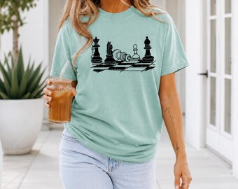 Chess T-Shirt, Chess Lover, Chess Player Gift, Chess Player Shirt, Chess Player, Funny Chess Shirt, Chess Gift, Chess Tournament, Unisex