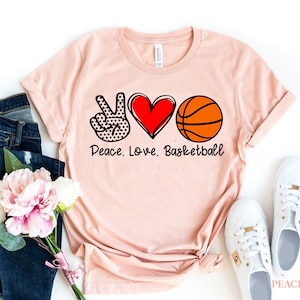 Basketball Shirt, Basketball tshirt, tee, Basketball Mom Shirt, Womens Basketball Shirt, Basketball Love Tee, Mother&#39;s Day, Spirit Wear