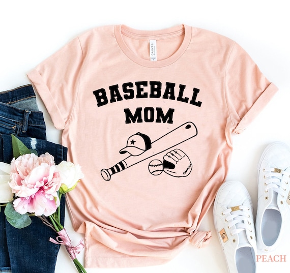 Womens Proud Baseball Mom Flower Mother Day Shirt Womens Proud Baseball Mom Flower Mother Day Shirt
