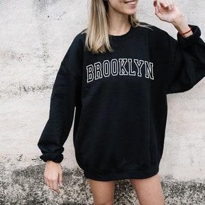 Brooklyn Sweatshirt, Christmas Gift, Hometown Brooklyn Sweatshirt, Brooklyn Bridge Sweatshirt, Ny Sweatshirt Sweatshirt, City Sweatshirt