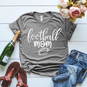 Football mom t-shirt football mom shirts game day shirt Mom Shirt  Football Family Shirts  Sports Mom Football Shirts for Women gift