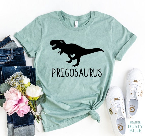 Pregosaurus Incinta Divertente Da Donna T-shirt - Foto 4