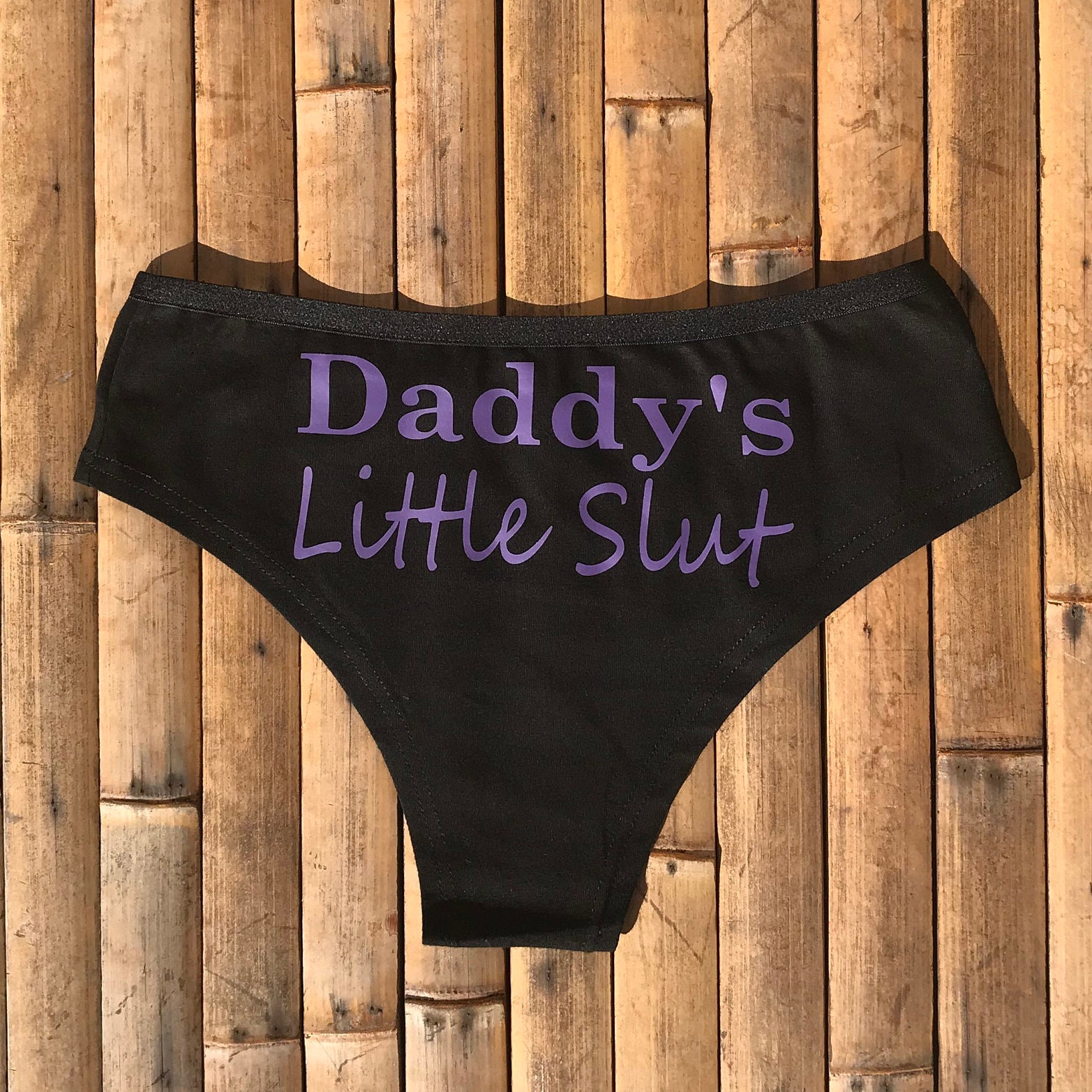 Personalized Lingerie Daddys Little Slut Pantie