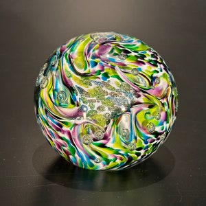 Spring Medow-RD / Hand Blown Glass Paperweights