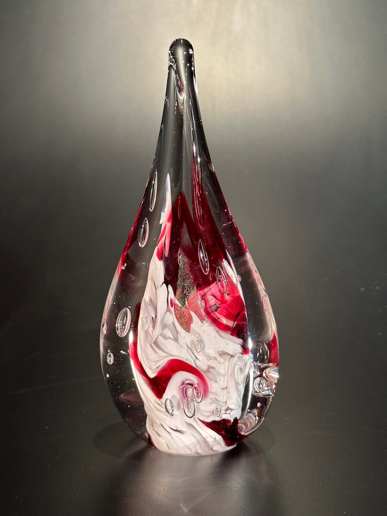 Ruby Paperweight Clouds Rest Ruby -TD / Handblown Glass Paperweights - Etsy