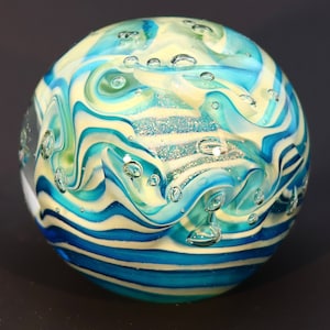 Caribbean Dream-RD / Handblown Glass Paperweights
