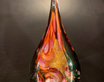 Galaxy Sunset-TD / Handblown Glass Paperweights