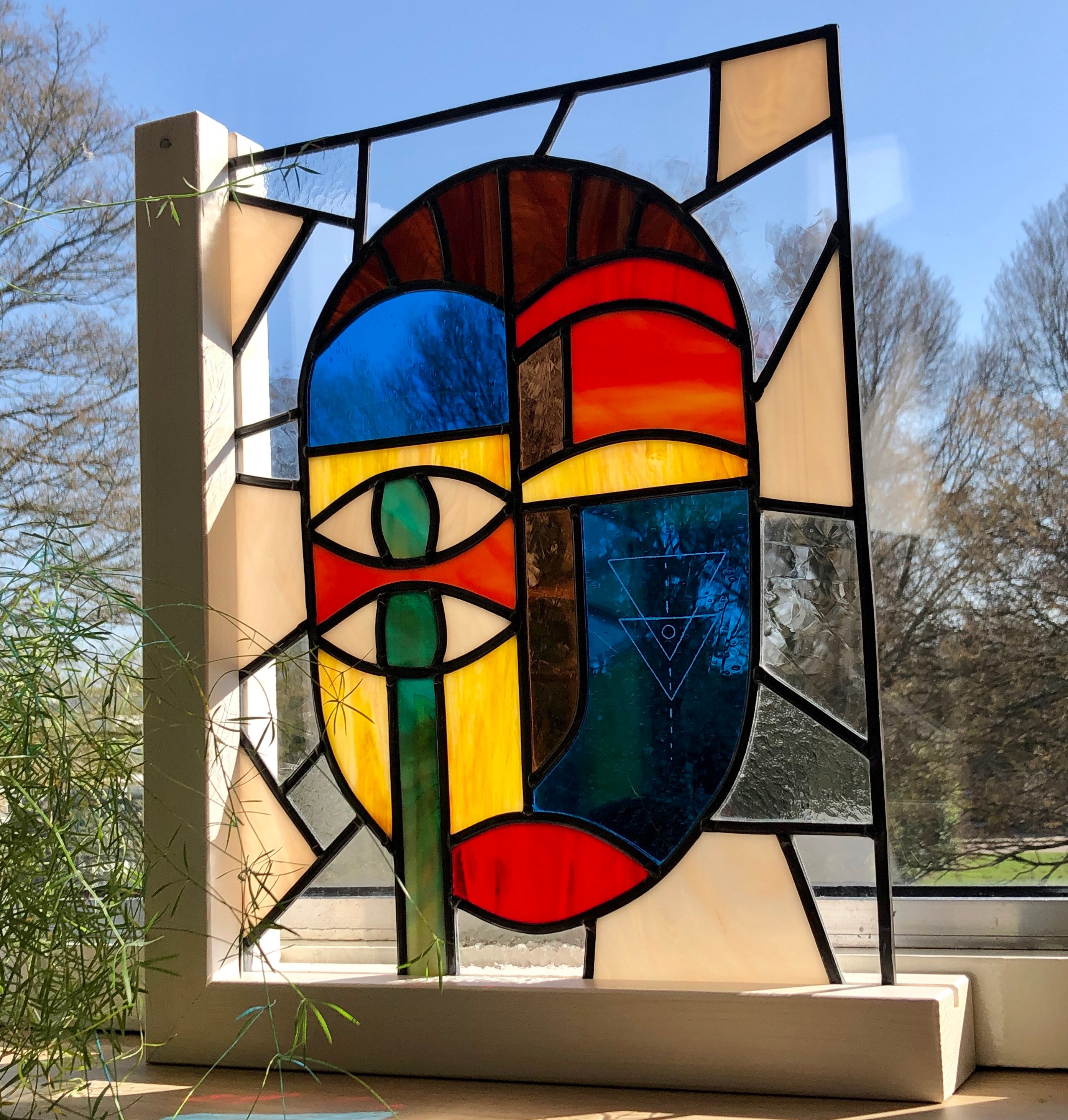 （特別価格）Stained Glass Window Stained Glass Window Panel-- 