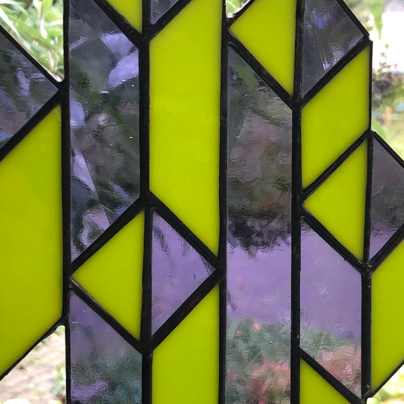 stained glass, modern, suncatcher image 4