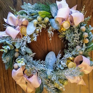Advent wreath, Christmas wreath, Catholic, Evergreen, Table Top, Farmhouse Christmas, Rustic, Centerpiece, Dining Table accent