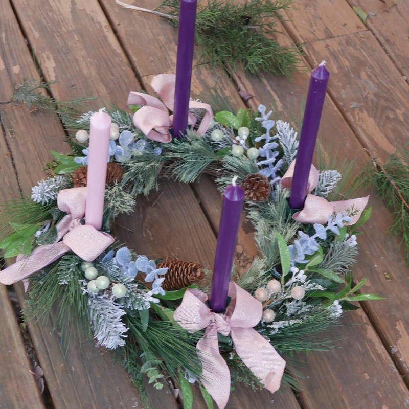 Advent Wreath Etsy