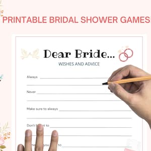 Elegant Bridal Shower Games, Wedding Shower Games, Bridal Party Games, Shower Games Bundle, Bride Groom Shower, Would Bride Rather image 5