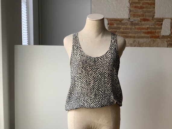 silk sleeveless blouse tank top camisole / black a