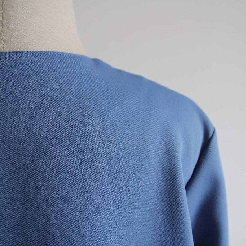 cobalt blue suit jacket blazer women/'s oversized french vintage 80s size m l