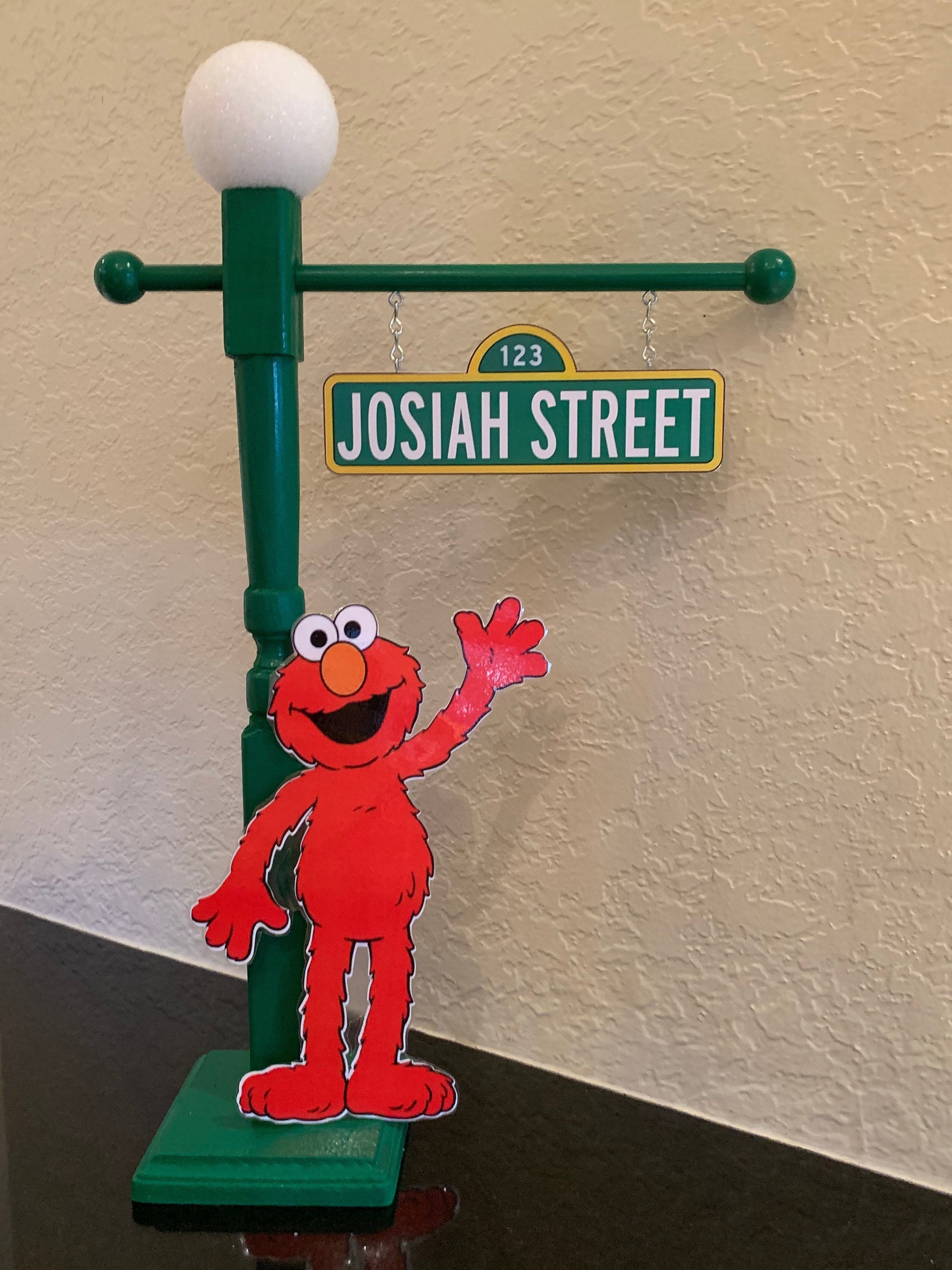 Sesame Street Sign with Lamp Post 21 1/2 inch Sesame Street Etsy