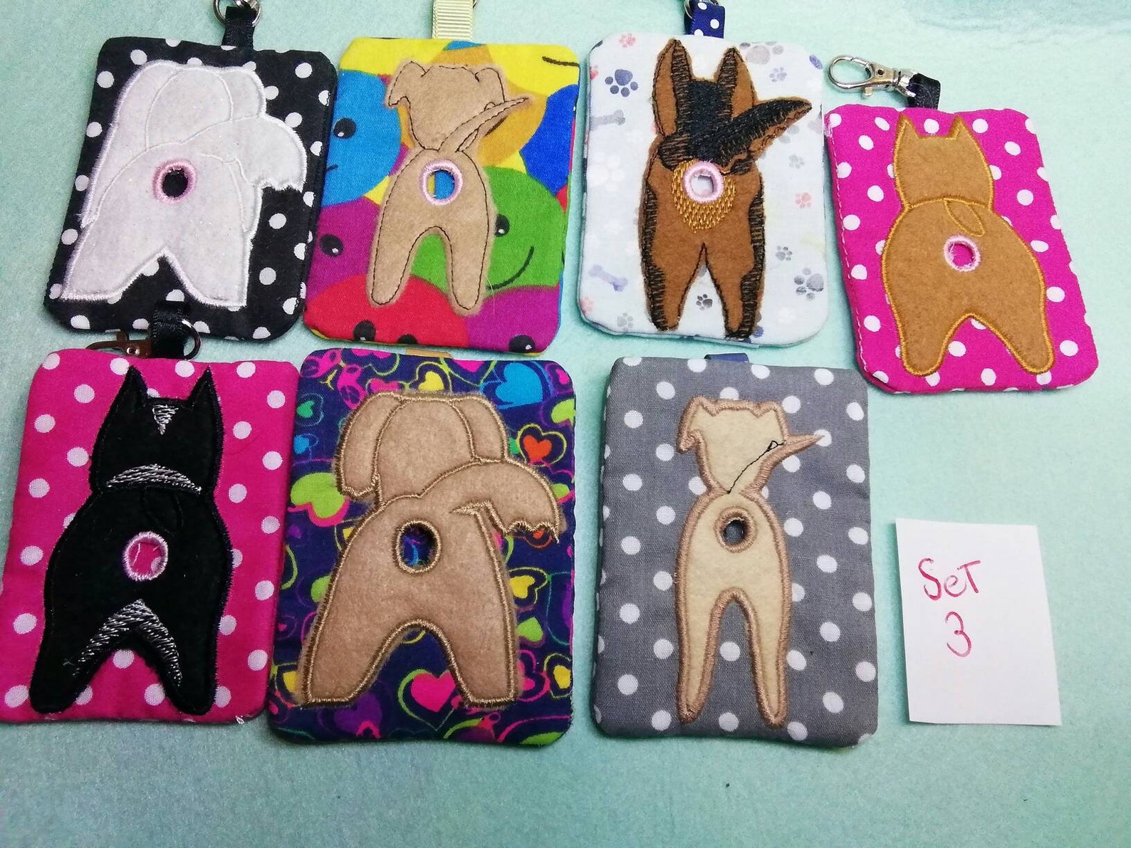 Dog Bottom Poo Bag Holder Embroidery Design File in the Hoop 7 Etsy UK