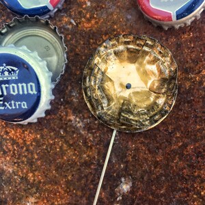Mens Gold Flower Lapel Pin, Wedding Rose Pin, Bridal Flower Boutonniere, Gold Flower Brooch, Recycled Steel Flower Pin, Prom Pin, Party Gift