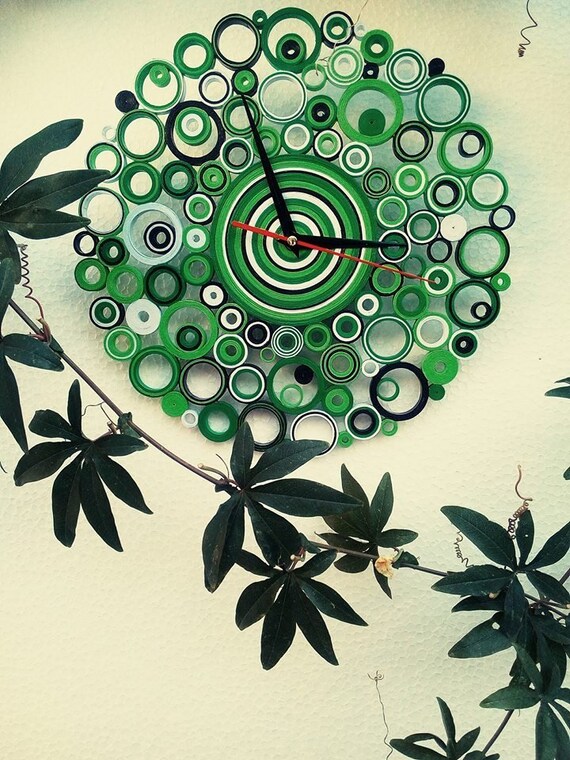 Wall Clock Unique Wall Clocks Anniversary Gift Kitchen Clock Etsy